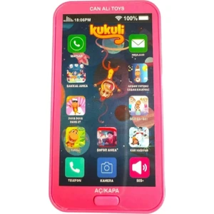 Berattoys Oyuncak Cep Telefonu Sesli Işıklı Eğitici Oyuncak Kukuli Şarkılı 12 Fonksiyonlu