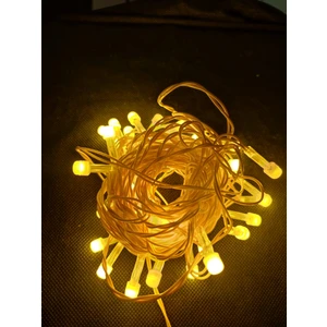 10 Metre LED Işık 220 Volt Dekor Ledi - Yılbaşı Ağacı Ledi - Sabit Yanabilen Büyük Ledli