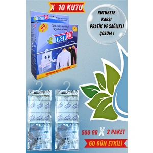Nem Tutucu Engelleyici Rutubet Giderici Önleyici Korozyon Önleyici Koku Giderici (10 KUTU/20 PAKET)