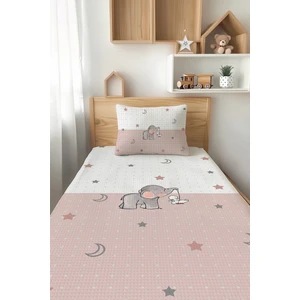 Talia Home Yıldızlı Fil Desenli Tek Kişilik Çocuk Pike Takımı Tlap-020