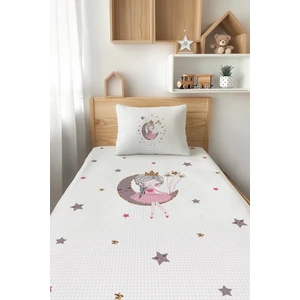 Talia Home Ay'da Oturan Kız Tek Kişilik Çocuk Pike Takımı