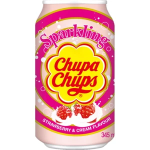 Chupa Chups Sparkling Çilek&krema Aromalı Gazlı Içecek 345 ml