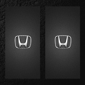 Modifiye Fabrikası Araç Kapı Direği Kaplama Folyosu Uv Baskılı 2'li SET-50X24 Honda