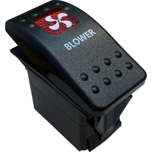 Havalandırma Sembollu Lambalı Işıklı Araç On Off Aç Kapa Anahtar Düğme Oto Için 12-24 Volt Switch 3 Pinli