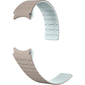 Galaxy Watch 5 Pro 45MM KRD-111 20MM Çizgili Desenli Silikon Kordon-Haki