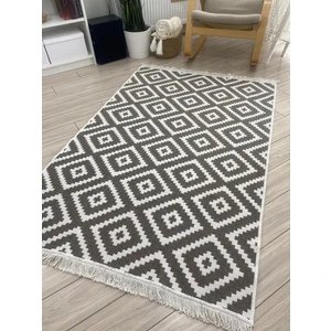 Stay With Love Kilim Bej-Krem Çift Taraflı Modern Desen Lüks Kilim