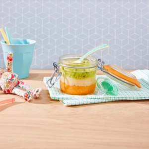 Le Parfait super Terrines Bebeğim Için Cam Beslenme Seti (4 Adet 125 ml - 4 Adet 200 Ml)