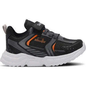 KENDALL Unisex Çocuk Sneaker Koşu & Yürüyüş Ayakkabısı Siyah / Koyu Gri