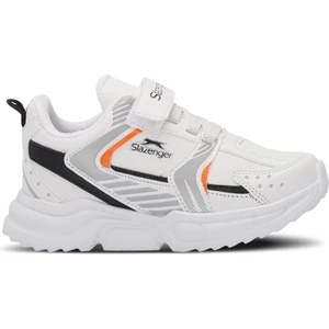 KENDALL Unisex Çocuk Sneaker Koşu & Yürüyüş Ayakkabısı Beyaz / Turuncu