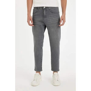 Slim Cropped Fit Dar Kalıp Normal Bel Dar Paça Jean Pantolon D5866AX24AU