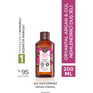 Yves Rocher Nemlendirici Duş Jeli - Oryantal Argan ve Gül - 200ml-99220