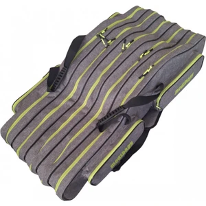 Gri 120 cm 5 Gözlü 4 Cepli Koyu Gri Olta Kamış Çantası