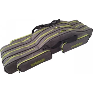 Gri 160 cm 3 Gözlü 4 Cepli Koyu Gri Olta Kamış Çantası