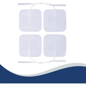 Tens Pedi Kablolu 5*5 Cm 4'Lü Paket Tens Pedi Tüm Tens Cihazlarına Uyumlu Yüksek Kalite