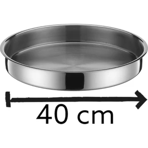 Paslanmaz Çelik Fırın Tepsisi 40 cm