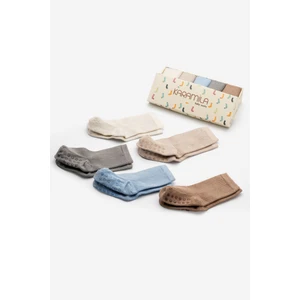 5 Çift Bebek Çorap Dikişsiz - Bambu Çorap