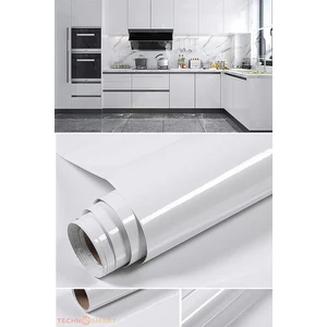 60X500CM Simli Kendinden Yapışkanlı Parlak Duvar Kağıdı Mutfak Banyo Dolap Kaplama