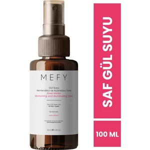 Saf Ve Doğal Gül Suyu Özlü Nemlendirici Ve Aydınlatıcı Tonik 100 ml