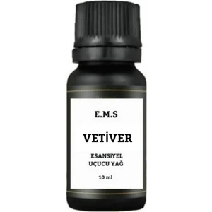 Vetiver Saf Esansiyel Uçucu Yağ Buhurdanlık Yağı Kokusu Difüzör Esansı Aromaterapi Yağı 10 ml