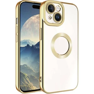 iPhone 15 Kılıf Kamera Korumalı Logo Gösteren Omega Kapak