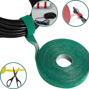 Cırt Cırt Sabitleyici Kablo Düzenleyici 5 Metre x 1 cm Kesilebilir Tekrar Kullanılabilir