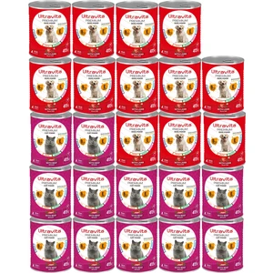 Premium Yüksek Proteinli Kuzu ve Sığır Etli Konserve Yaş Kedi ve Köpek Maması 415GR x 24 Adet