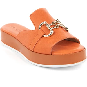 Hush Puppies Asan (624219) Anatomik Taban  Deri Tokalı Şık Kadın Terlik