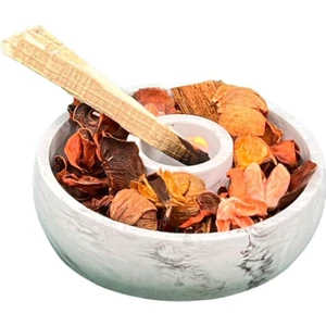 Beton Mermer Desenli Beton Palo Santo Tütsülük Gri 1 Parça