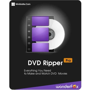 Wonderfox: DVD Ripper Pro - 1 PC Lifetime/Ömür Boyu Abonelik Kodu
