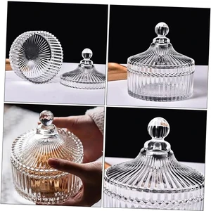 Saint Belisama Ada Kesme Kapaklı Cam Şekerlik