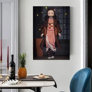 Hediye Vakti Demon Slayer Şeytan Avcısı Anime Nezuko Kamado Poster-Çerçevesiz