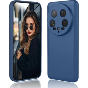 Xiaomi Mi 14 Ultra Kılıf Yüksek Kalite 3D Kamera Korumalı Içi Kadife Lansman Liquid Silikon Kapak