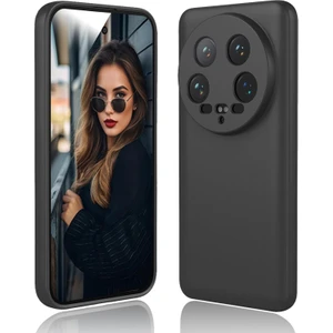 Xiaomi Mi 14 Ultra Kılıf Yüksek Kalite 3D Kamera Korumalı Içi Kadife Lansman Liquid Silikon Kapak