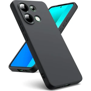 Xiaomi Redmi Note 13 4g Kılıf Yüksek Kalite 3D Kamera Korumalı Içi Kadife Lansman Liquid Silikon Kapak