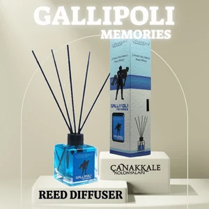 Çanakkale Kolonyaları Bambu Çubuklu Oda Kokusu (Gallıpolı) 100 ml Cam Şişe