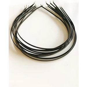 TıkTık AL 12 Adet Siyah Metal Tel Taç 3 mm