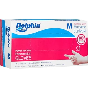 Vinil Eldiven Pudrasız Medium Dolphin