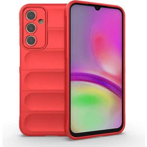 Case 4u Galaxy A25 Kılıf Esnek Tpu Oyuklu Arka Yüzey Tasarımlı Etnik Silikon Kapak Kırmızı