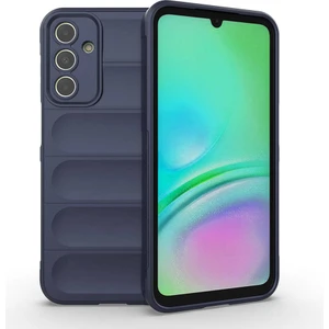 Case 4u Galaxy A15 Kılıf Esnek Tpu Oyuklu Arka Yüzey Tasarımlı Etnik Silikon Kapak Lacivert