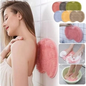 Main Shop Vantuzlu Banyo Fırçası Masaj Pedi Sırt Ayak Kesesi Yıkama Aleti Lifi