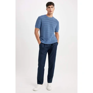 %100 Pamuk Yazlık Jogger Pantolon Dar Paça Beli Bağcıklı Lastikli Cepli Z6475AZ24AU