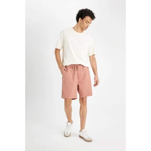 Relax Fit Gabardin Bermuda Şort D4697AX24HS