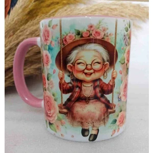 Mugs And Love Bitmeyen Enerji Vintage Baskı Büyük Boy Kupa