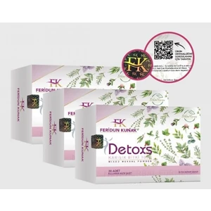Feridun Kunak Karışık Bitki Detoxs Çayı 30 Şase x 3 Adet