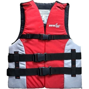 Spor Yüzme Yardımcısı Can Yeleği Kırmızı XL 90-100 KG 100 N