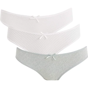 Fall in Love 3'lü Paketli Basic Düz Slip Külot D6401AX24AU