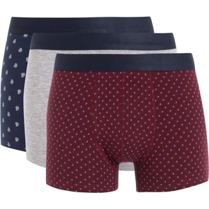 Şal Desenli 3'lü Boxer D7548AX24AU