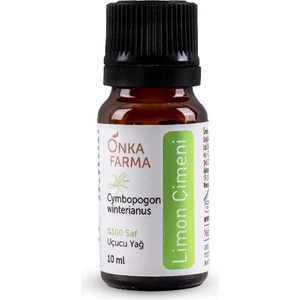 Onka Farma %100 Saf Limon Çimeni Yağı Uçucu Esansiyel Yağ 10 ml