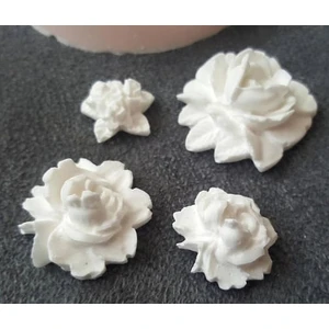 4 Adet Mini Çiçek Silikon Kalıp K-094