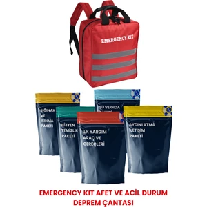 Mega Plus  Acil Durum ve Deprem Çantası 72 Saat Fema Onaylı ve Sertifikalı Ürünler